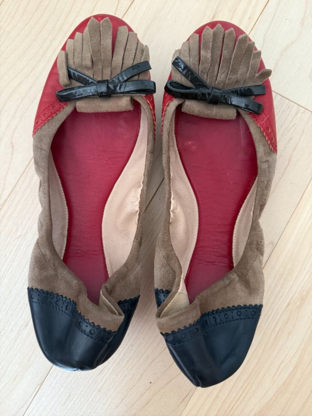 Bally Suede Ballet Flats in Pristine Condition